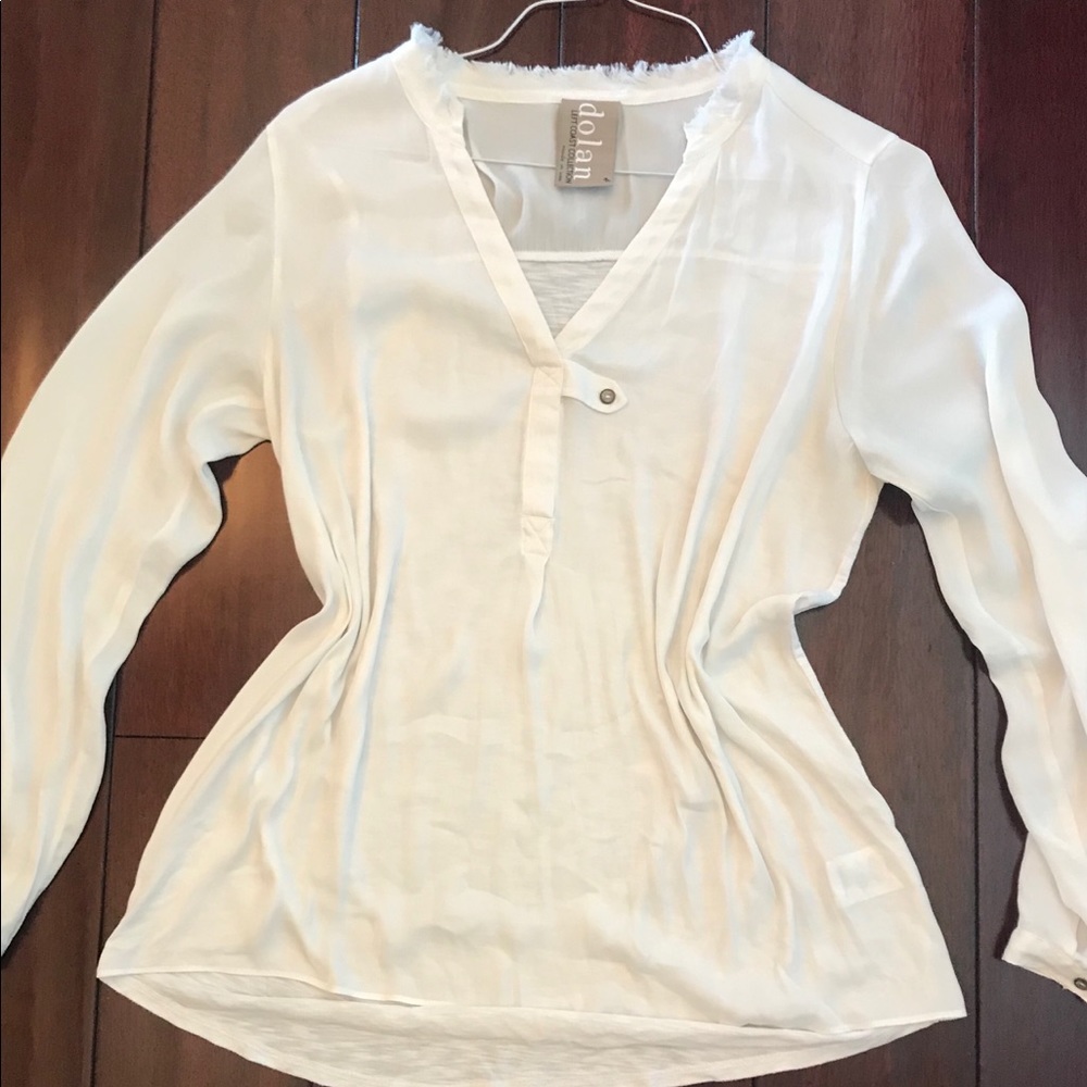White Anthropologie Blouse